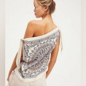 Free People Mandala Tie Scarf Top